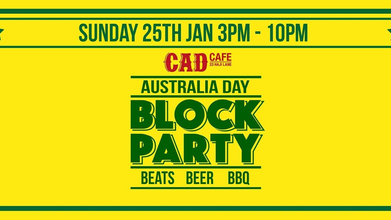 CAD AUSTRALIA DAY BLOCK PARTY